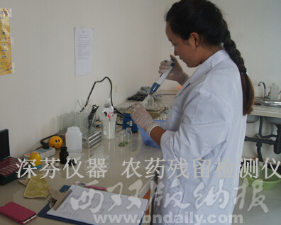 勐?？h加大蔬菜農(nóng)藥殘留檢測